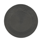 Jogo Americano Avulso Luna Tresse Carvão 38cm - Ela Decora